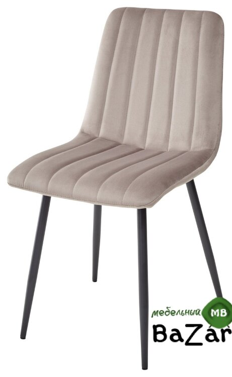 Стул DUBLIN G062-13 кварцевый, велюр / темно-серый каркас Стул DUBLIN G062-13 кварцевый, велюр / темно-серый каркас