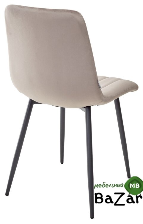 Стул DUBLIN G062-13 кварцевый, велюр / темно-серый каркас Стул DUBLIN G062-13 кварцевый, велюр / темно-серый каркас