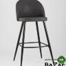 Стул барный Лион темно-серая экокожа