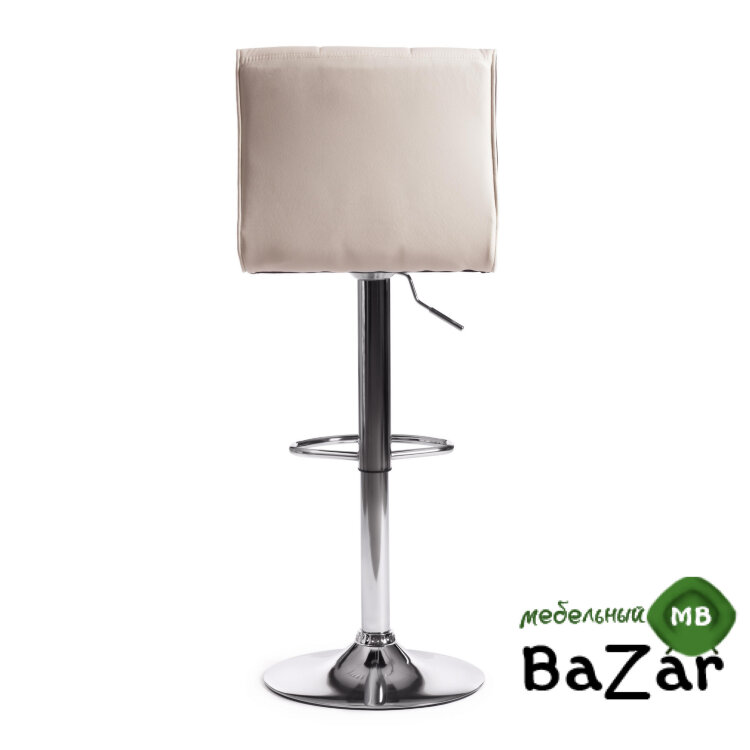 Стул барный BARBER (mod. KY711D) белый/черный/хром