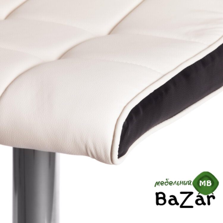 Стул барный BARBER (mod. KY711D) белый/черный/хром