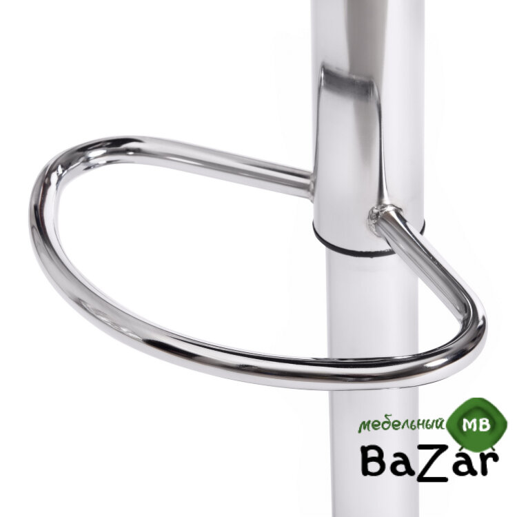 Стул барный BARBER (mod. KY711D) белый/черный/хром