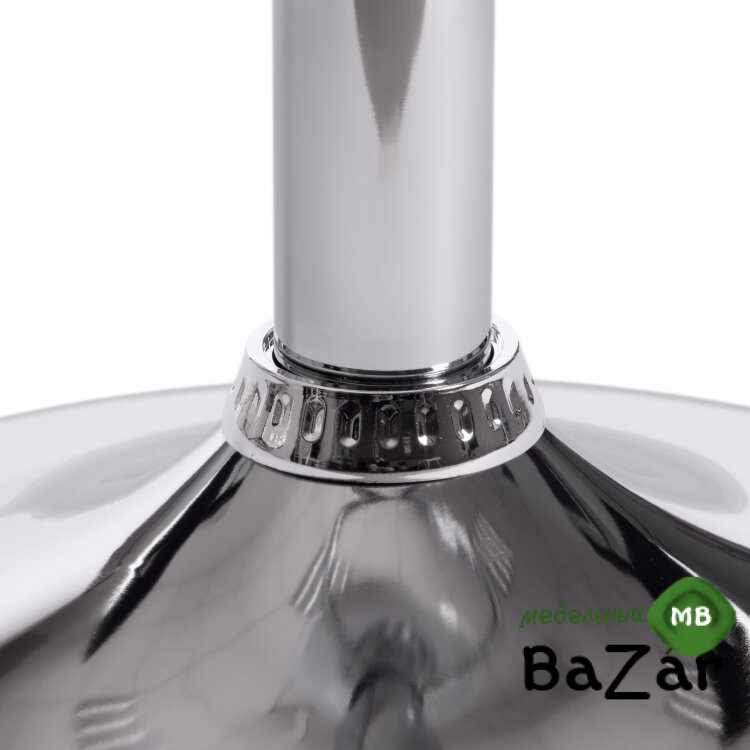 Стул барный BARBER (mod. KY711D) белый/черный/хром