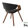 Стул JY1829 черный PU/орех