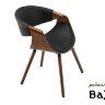 Стул JY1829 черный PU/орех