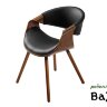 Стул JY1829 черный PU/орех