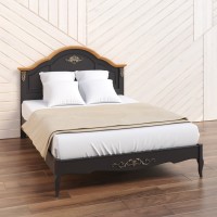 Кровать с жесткой спинкой 140*200 W204BL