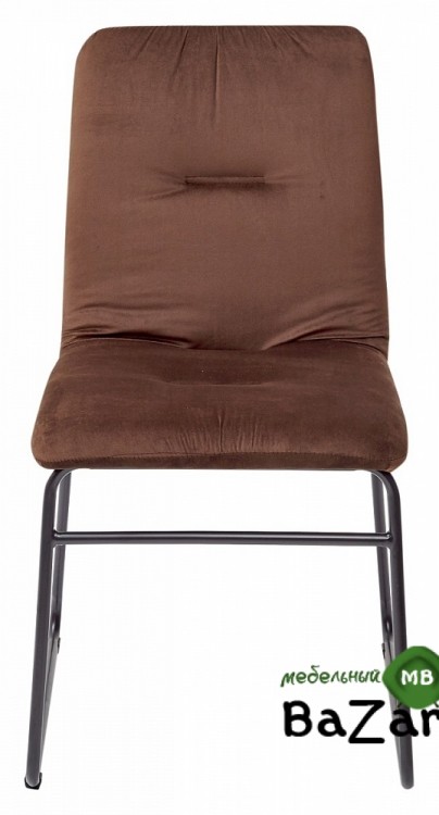 Стул BRISTOL шоколадный, велюр G062-10