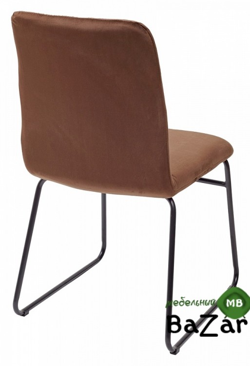 Стул BRISTOL шоколадный, велюр G062-10