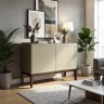 Комод 2 двери MRS404Q Каменно-серый