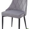 Стул NEPAL BLUVEL-14 GREY/ черный каркас, велюр