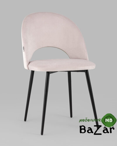 Стул Меган велюр светло-розовый Стул Меган велюр светло-розовый