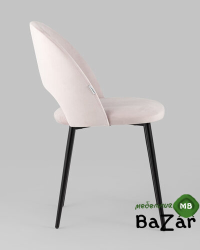 Стул Меган велюр светло-розовый Стул Меган велюр светло-розовый
