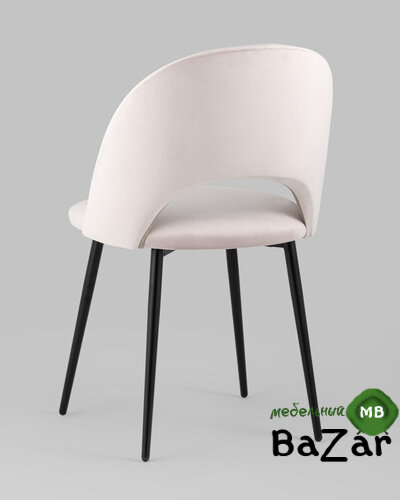 Стул Меган велюр светло-розовый Стул Меган велюр светло-розовый