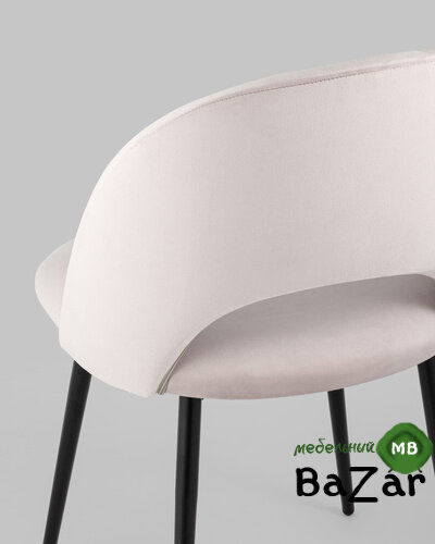 Стул Меган велюр светло-розовый Стул Меган велюр светло-розовый