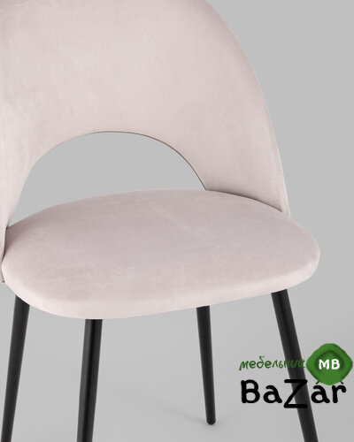 Стул Меган велюр светло-розовый Стул Меган велюр светло-розовый