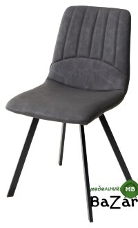 Стул ASHTON RU-08 антрацит/ черный каркас Стул ASHTON RU-08 антрацит/ черный каркас