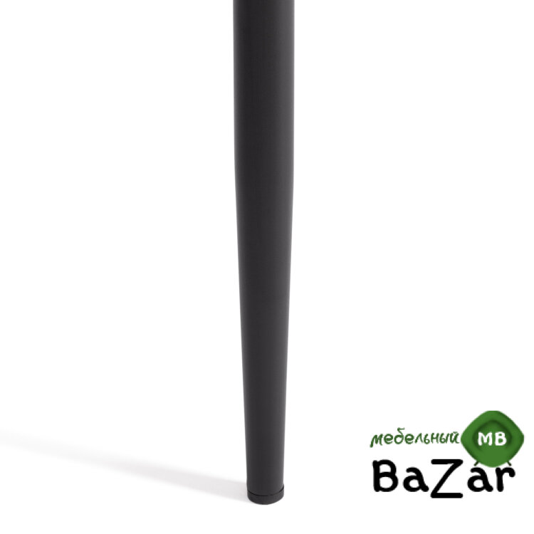 Стул Easy (mod. 24-1) металл, экокожа Black (Черный) / Black (Черный)