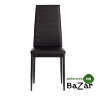 Стул Easy (mod. 24-1) металл, экокожа Black (Черный) / Black (Черный)