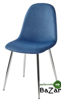 Стул PESCARA UF910-18 NAVY BLUE, велюр