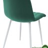 Стул DUBLIN G062-18 зеленый, велюр / белый каркас