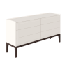 Комод 6 ящиков MRS406W Белый