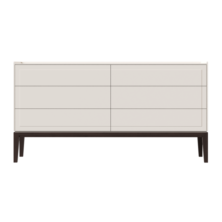 Комод 6 ящиков MRS406W Белый