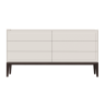 Комод 6 ящиков MRS406W Белый