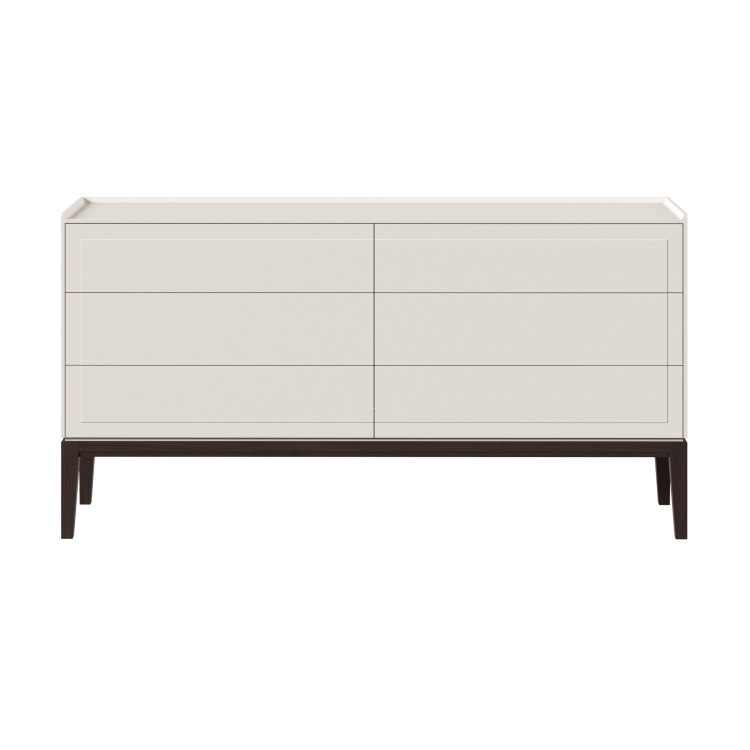 Комод 6 ящиков MRS406W Белый