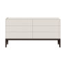 Комод 6 ящиков MRS406W Белый