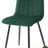 Стул DUBLIN G062-18 зеленый, велюр/ черный каркас