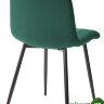 Стул DUBLIN G062-18 зеленый, велюр/ черный каркас