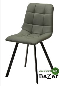 Стул CHILLI-Q SQUARE Oracul 695 Зеленый, экокожа PU / черный каркас Стул CHILLI-Q SQUARE Oracul 695 Зеленый, экокожа PU / черный каркас