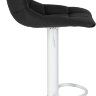 Стул барный TAILOR WHITE (черный велюр (MJ9-101))