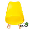 Стул TULIP (mod. 73-1) дерево/пластик/экокожа Желтый (Yellow)