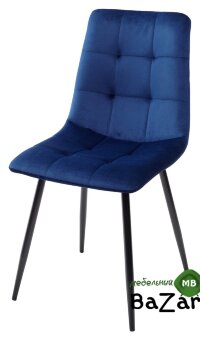 Стул BARI G062-49 СИНИЙ, велюр Стул BARI G062-49 СИНИЙ, велюр