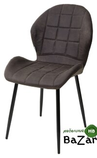 Стул FLOWER COWBOY-#104 темно-серый, ткань микрофибра Стул FLOWER COWBOY-#104 темно-серый, ткань микрофибра