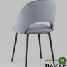 Стул Меган велюр серый