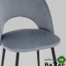Стул Меган велюр серый