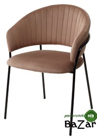 Стул ГЕММА, цвет Confetti KORIZA, велюр / черный каркас Стул ГЕММА, цвет Confetti KORIZA, велюр / черный каркас