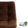 Стул барный CHILLY (mod.7095б) коричневый barkhat 12/черный