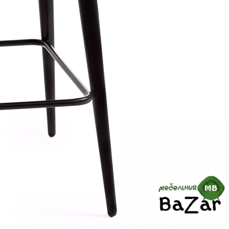 Стул барный CHILLY (mod.7095б) коричневый barkhat 12/черный