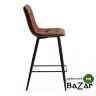 Стул барный CHILLY (mod.7095б) коричневый barkhat 12/черный
