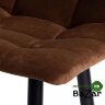 Стул барный CHILLY (mod.7095б) коричневый barkhat 12/черный