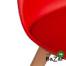 Стул TULIP (mod. 73-1) дерево/пластик/экокожа Красный (Red)