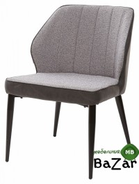 Стул-кресло RIVERTON антрацитовый меланж/экокожа FC-09/ RU-08 Стул-кресло RIVERTON антрацитовый меланж/экокожа FC-09/ RU-08