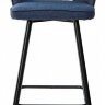 Барный стул HADES TRF-06 полночный синий, ткань/ RU-03 синяя сталь, PU
