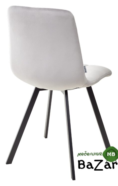 Стул CHILLI SQUARE BLUVEL-03 LIGHT GREY, велюр