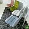 Стул CHILLI SQUARE BLUVEL-03 LIGHT GREY, велюр