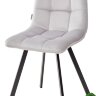 Стул CHILLI SQUARE BLUVEL-03 LIGHT GREY, велюр
